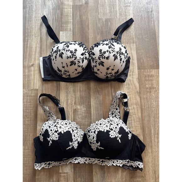 NWT Women's Intimissimi Pretty Flowers Lace Sofia Balconette Bra BUNDLE size 40C - Picture 2 of 5